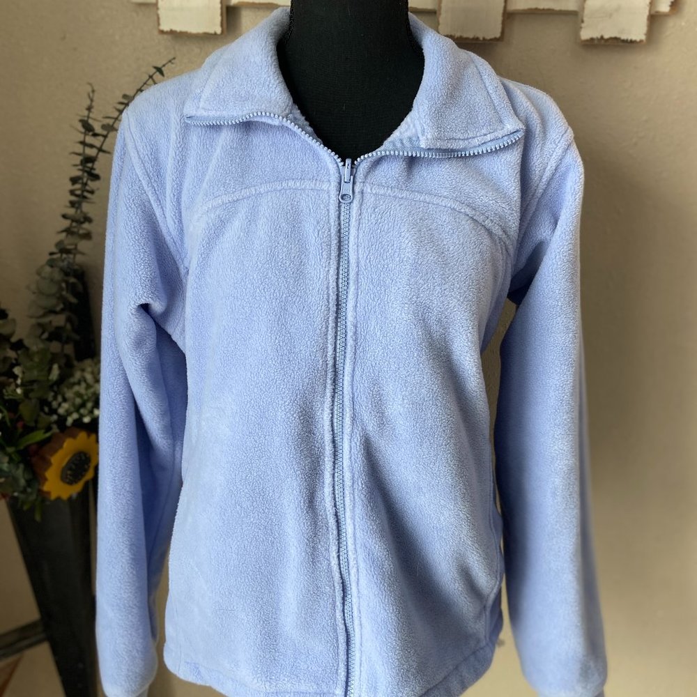 Columbia Vertex Core Interchange Periwinkle Fleece Jacket M